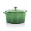 Crock-pot Artisan 2 Piece 5 Quarts Enameled Cast Iron Dutch Oven In Pistachio Green