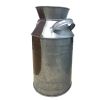 Countryside Galvanized Metal Milk Can Shape Pitcher, Gray