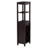 Smart Looking Wine Cabinet, Espresso Brown