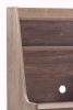 Wooden 1 Door Bakers Cabinet with 2 Top Shelves and 1 Drawer, Brown